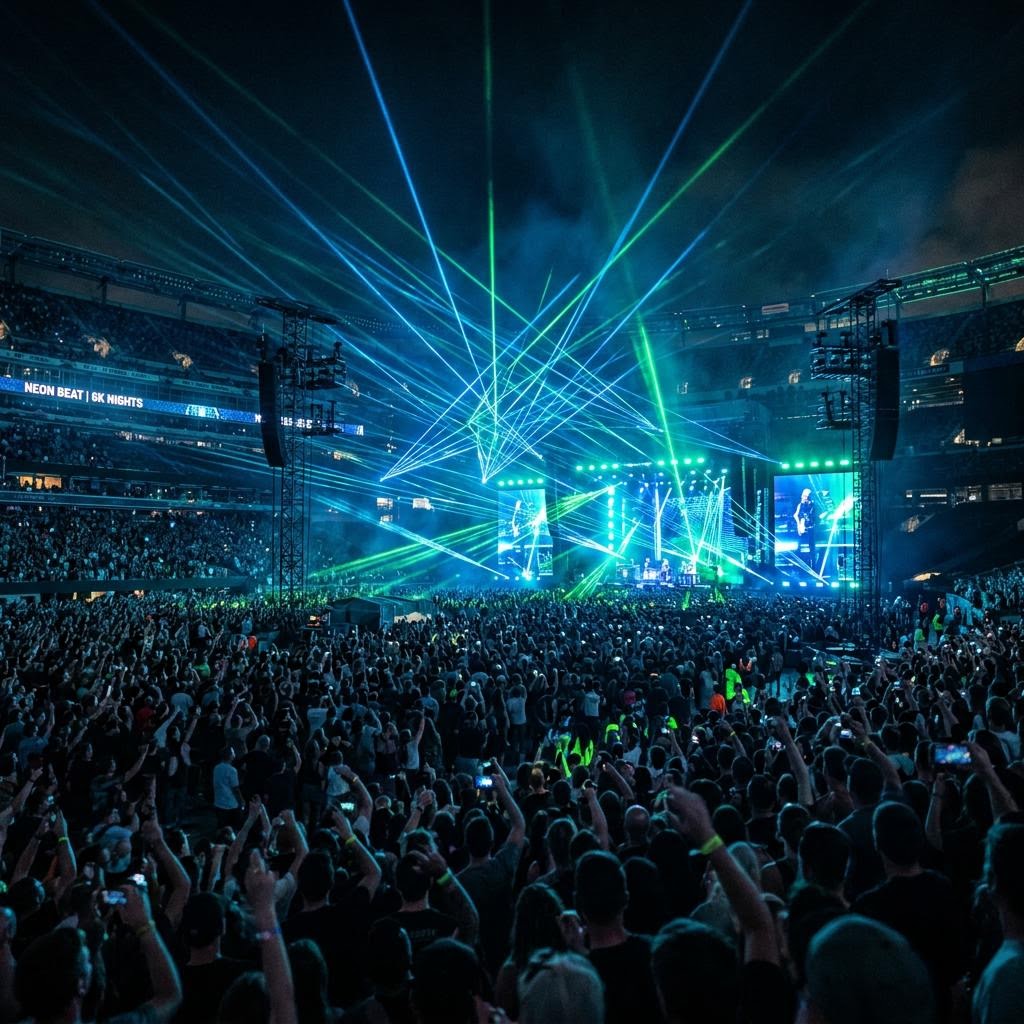 Massive event crowd